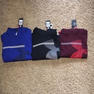 3 BRAND NEW UNDER ARMOUR SWEATSHIRTS